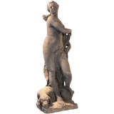 18th century sculpture of Diana The Huntress