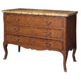 18th Century Italian Walnut and Marquetry commode