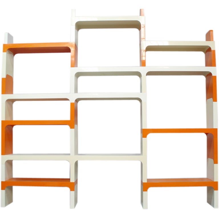 Modular Plastic Shelves by Olaf Von Bohr for Kartell