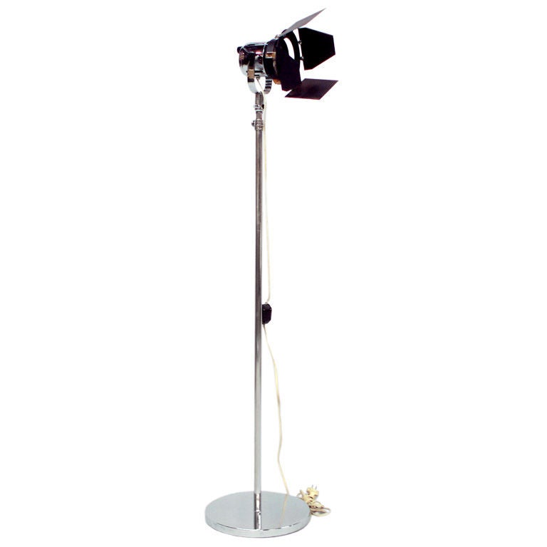 An Adjustable Height Industrial Lamp at 1stdibs