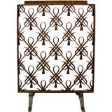 A French Art Deco Fire Screen Attributed to Raymond Subes