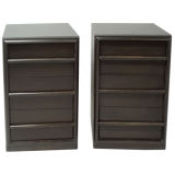 A Pair of Ebonized Pier Cabinets by Robsjohn-Gibbings