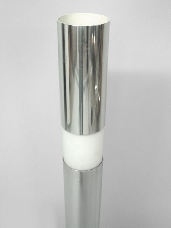 An Aluminum Cylinder Lamp
