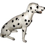 A Decorative Dog Statue Dalmatian