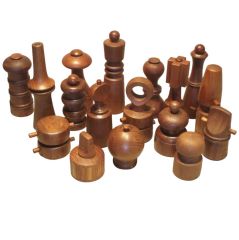 Large Collection of Teak Pepper Mills by Jens Quistgaard
