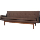 A Walnut Base Couch by Jens Risom for Jens Risom Design