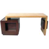 Desk with a Floating Cork Top by Paul T Frankl