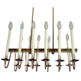 A Candelabra Form Hanging Light