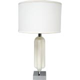 Chrome and Lacquer Steel Table Lamp by Robert Sonneman