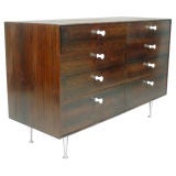 Rosewood Thin Edge Six Drawer Dresser by George Nelson