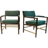 A Pair of Lounge Chairs by Edward Wormley for Dunbar A Pair of Lounge Chairs by Edward Wormley for Dunbar