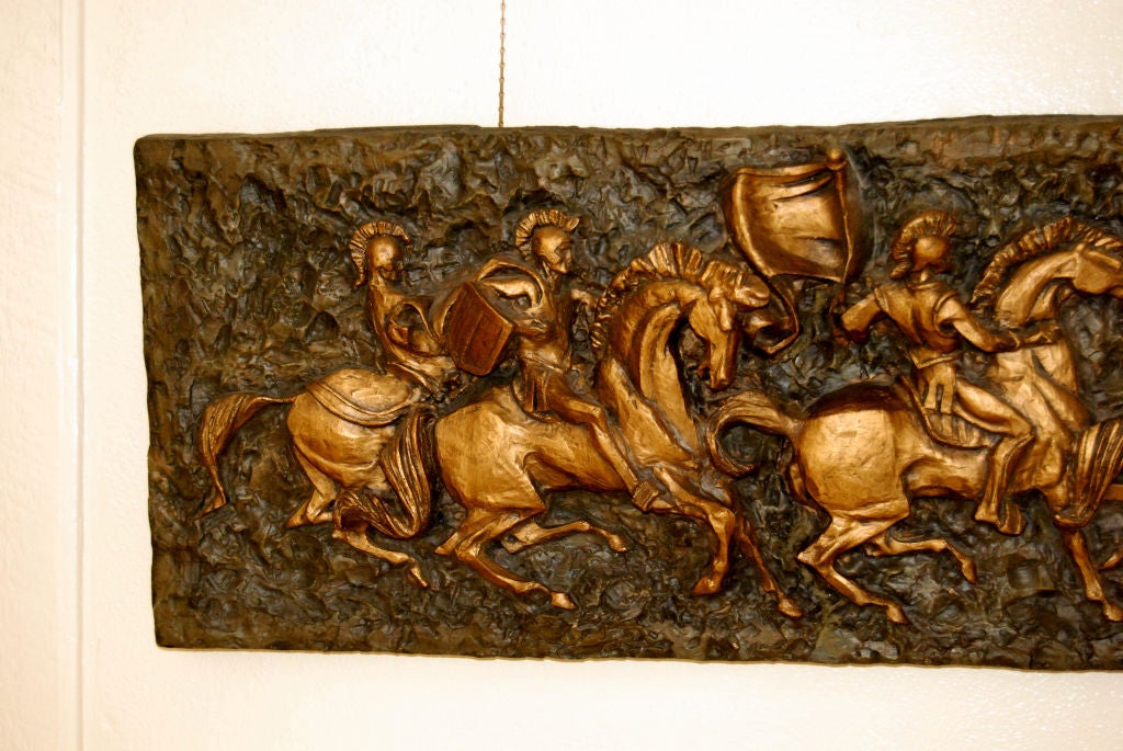 Mid-Century Modern 1967 Wall Sculpture For Sale