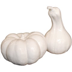 Two Italian Decorative Vegetables Sculptures