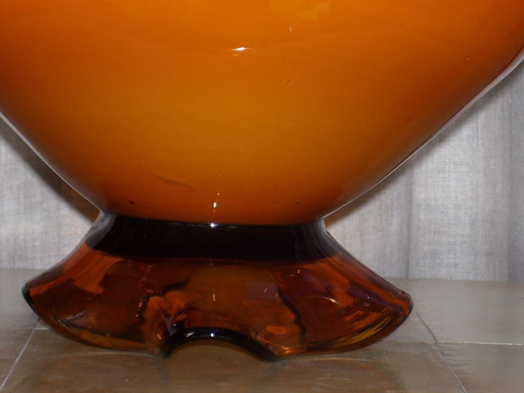 Free-Form Murano Bowl In Good Condition For Sale In Cathedral City, CA