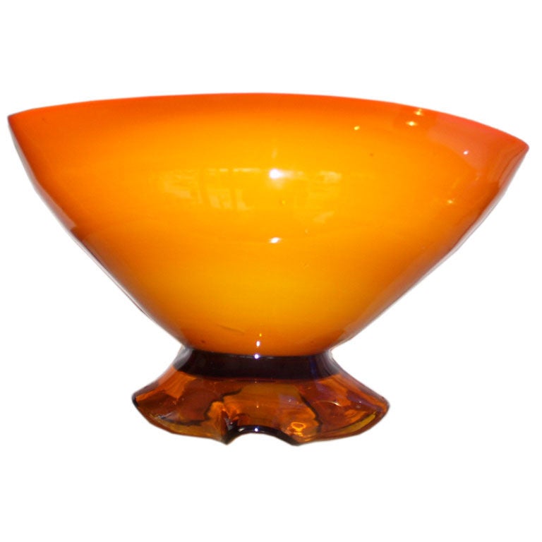 Free-Form Murano Bowl For Sale