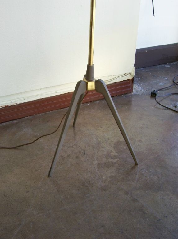 French 1960s Floor Lamp In Good Condition For Sale In Cathedral City, CA