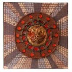 1950 ITALIAN SUNBURST WALL SCONCE 6