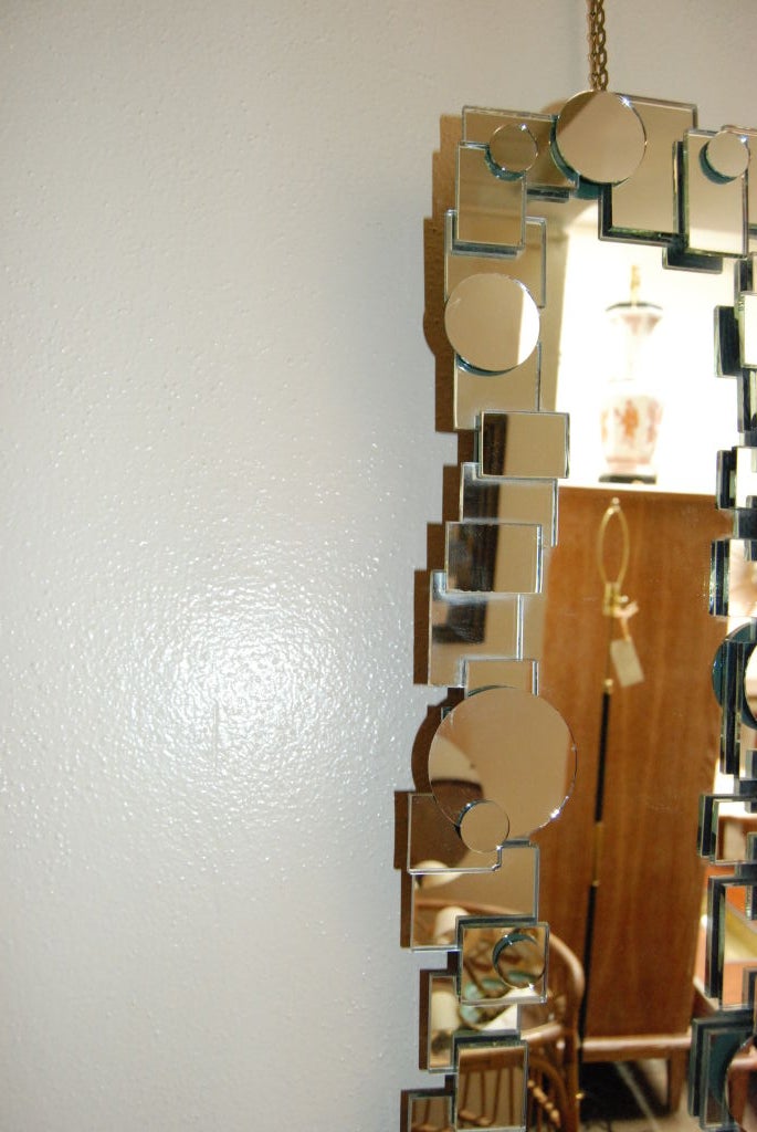 1971 Wall Mirror In Good Condition In Cathedral City, CA