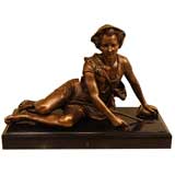 Italian Patinated Metal Sculpture