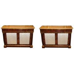 Pair of Regency Style Cabinets