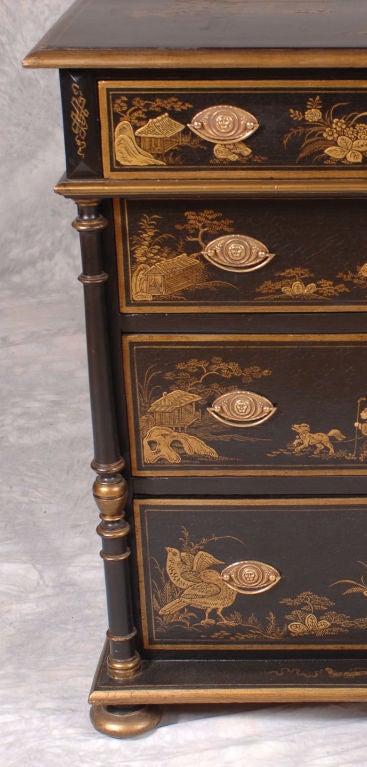 Regency style Chinoiserie Chest of Drawers