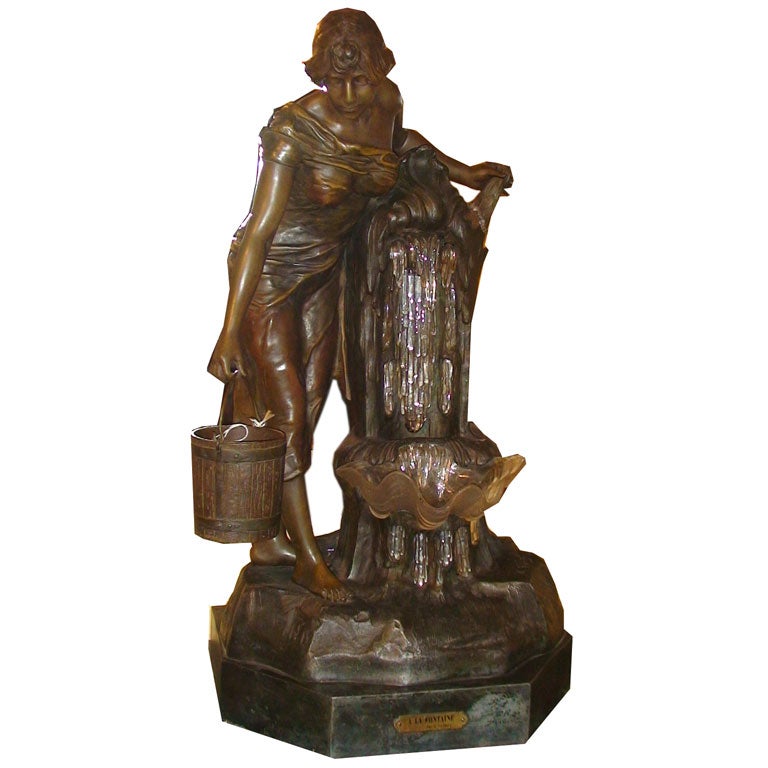 ALFRED JEAN FORETAY SCULPTURE For Sale