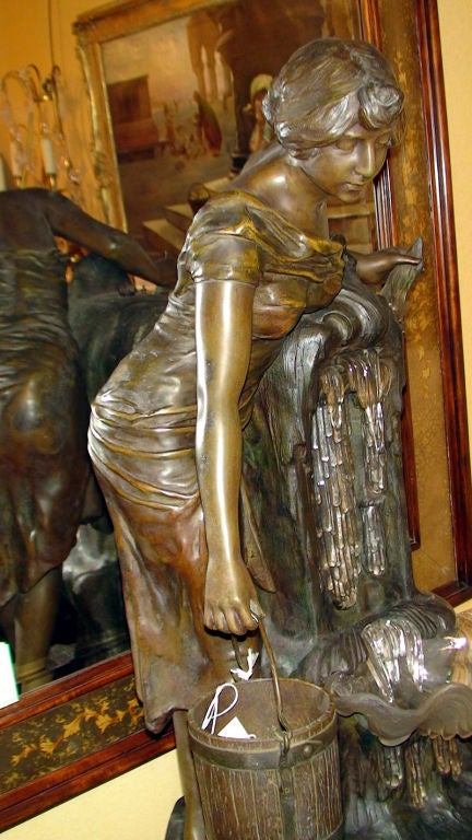 Bronze ALFRED JEAN FORETAY SCULPTURE For Sale