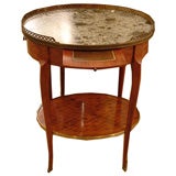 Louis XV Style Parquetry Inlaid Table