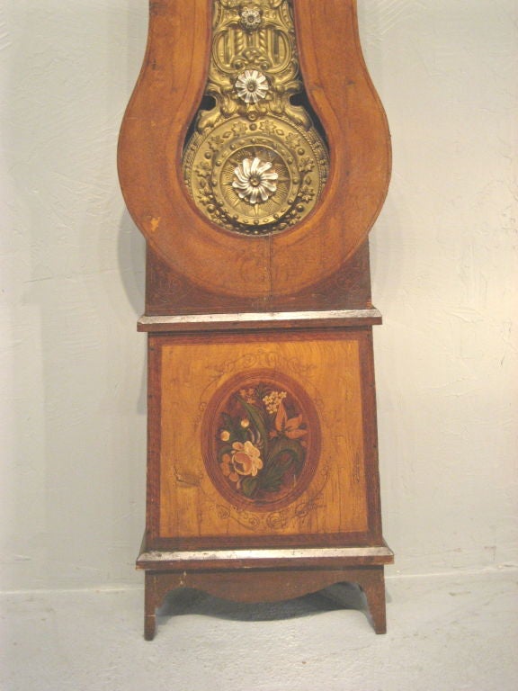 French Country Grandfather Clock In Good Condition In Winter Park, FL