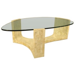 Moderne Fossil Stone Table