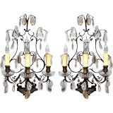 Pair of French Girandole Lamps