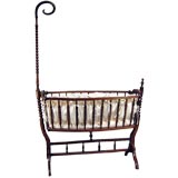 French Provencal Baby Crib