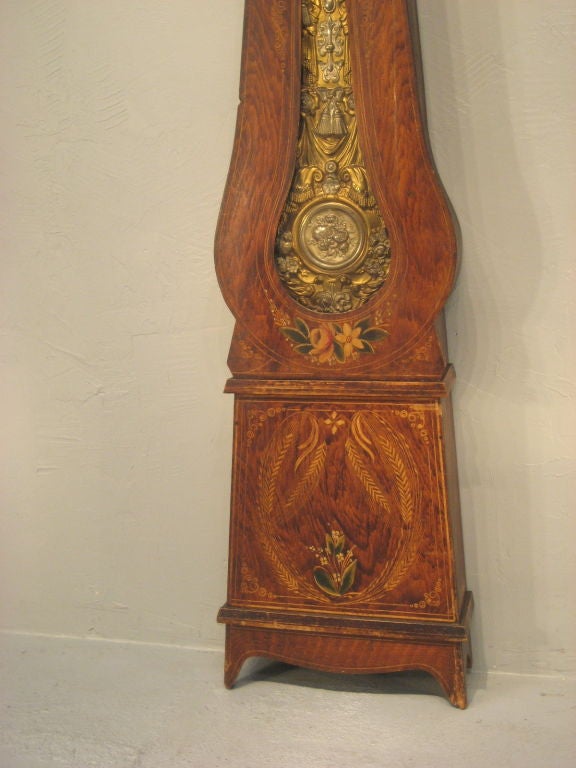 19th Century French Country Grandfather Clock