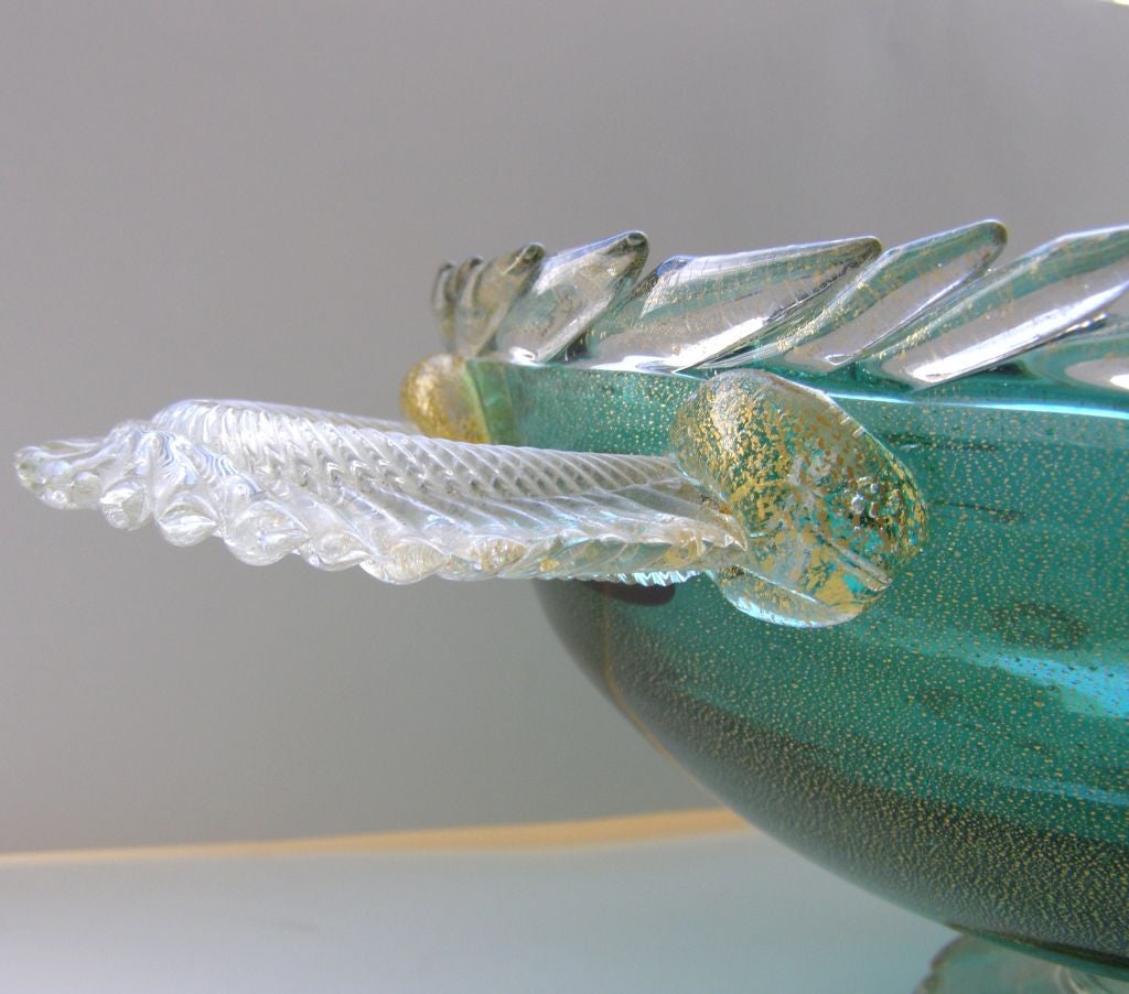 Murano Glass Centerpiece Bowl 4