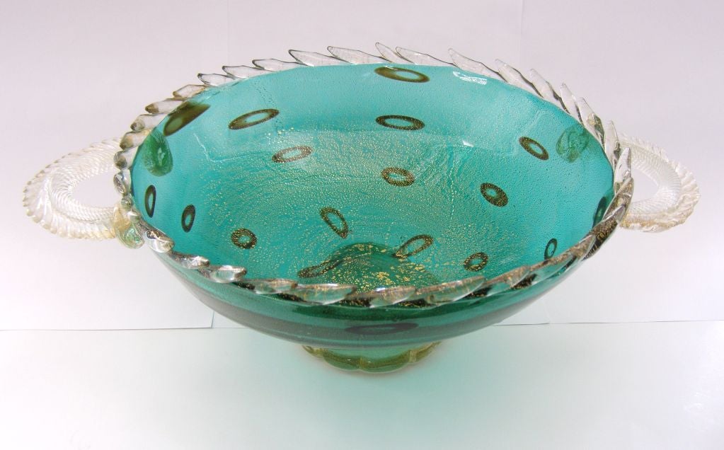 Murano Glass Centerpiece Bowl 2