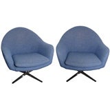 Pair of Overman Egg Chairs