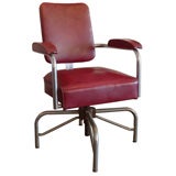 Antique 1920's Swivel Chair