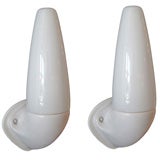Pair of Wilhelm Wagenfeld Sconces [White]