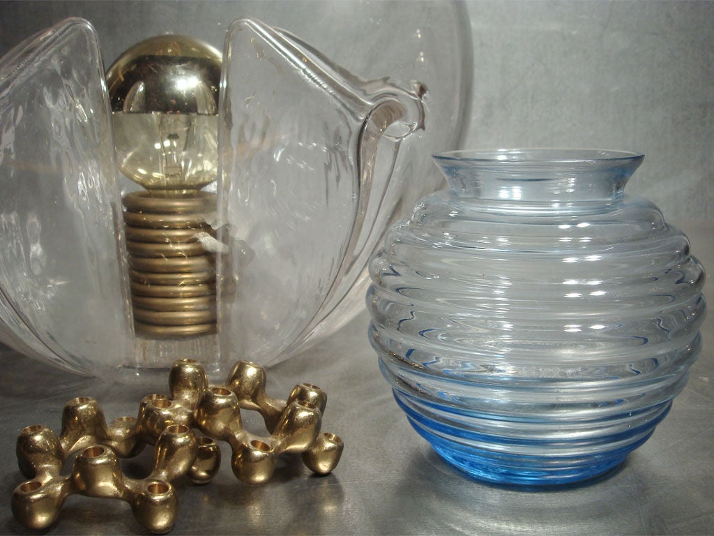 Glass Wilhelm Wagenfeld Vase