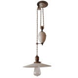 French "Rise and Fall"  Pulley Lamp