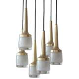 Six Light Hanging Fixture by Staff of Germany