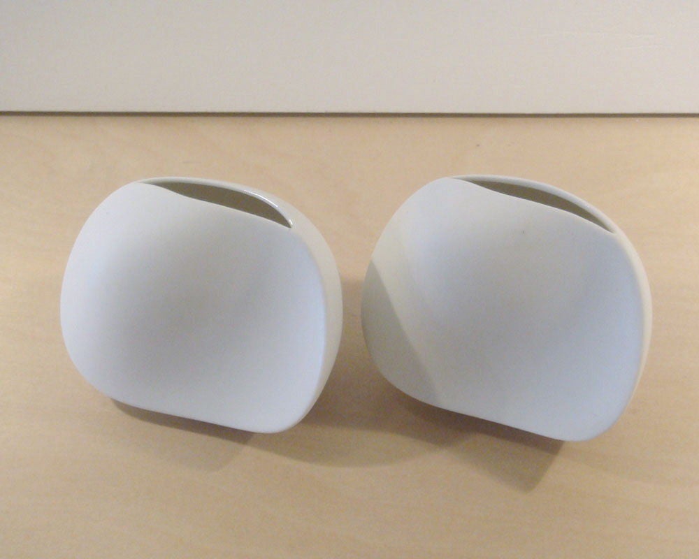 Paire de vases en porcelaine d'Uta Feyl pour Rosenthal