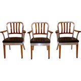 Vintage Set of Six Shaw Walker Chairs