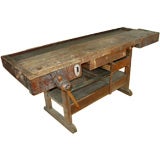 Early 20th Century Industrial Workbench