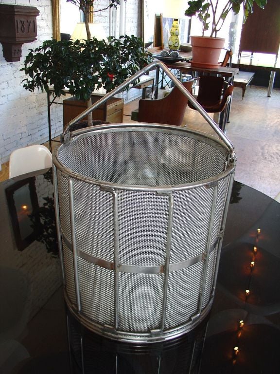 Large Industrial Stainless Steel Mesh Basket