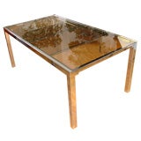 Milo Baughman Crome Dining Table