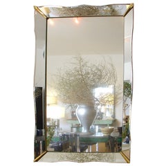 Oversized Venetian Mirror.