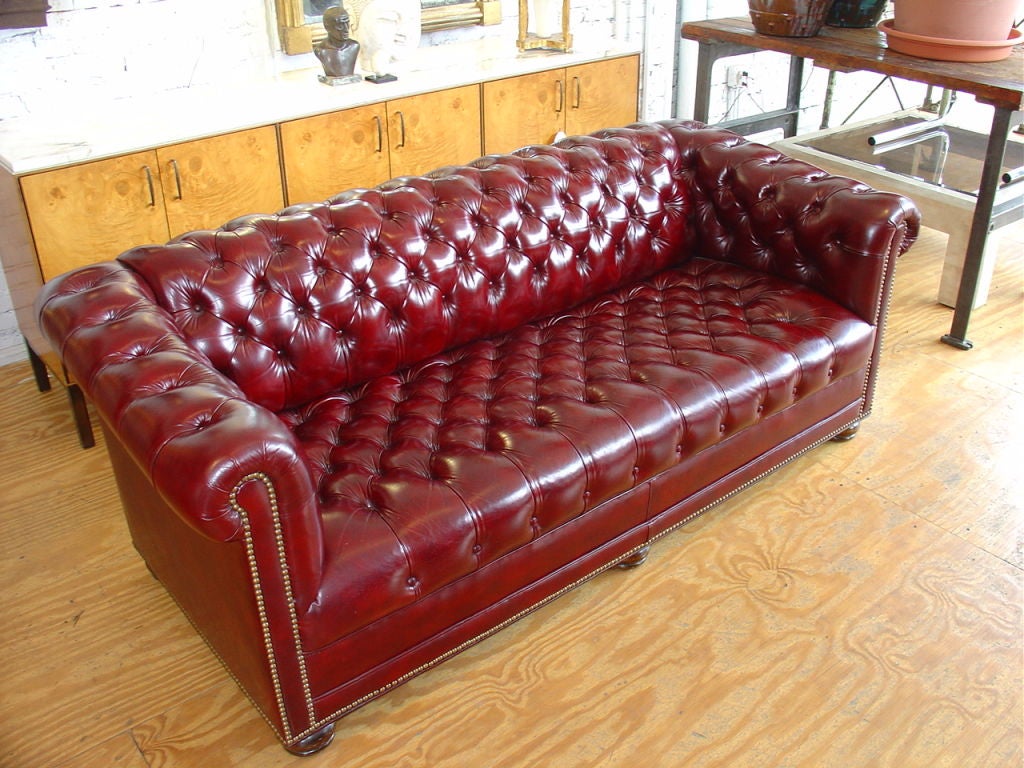 Chesterfield Leather Sofa