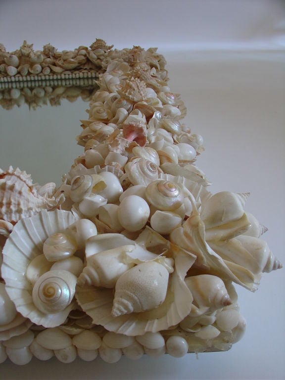 20th Century Shell Mirror