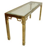 Brass Asian Inspired Mastercraft Console